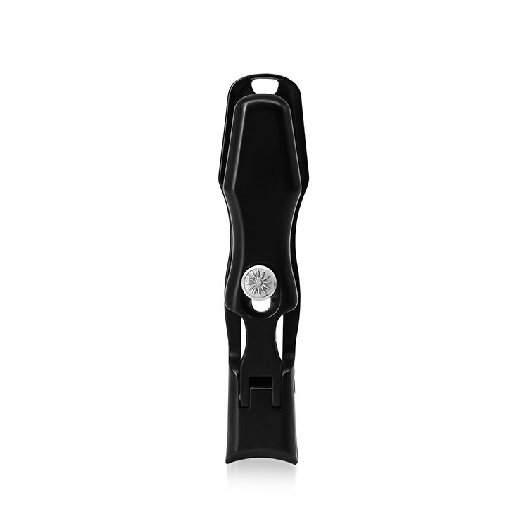Black Stainless Steel Sharp Toe Finger Cutter Nail Clipper