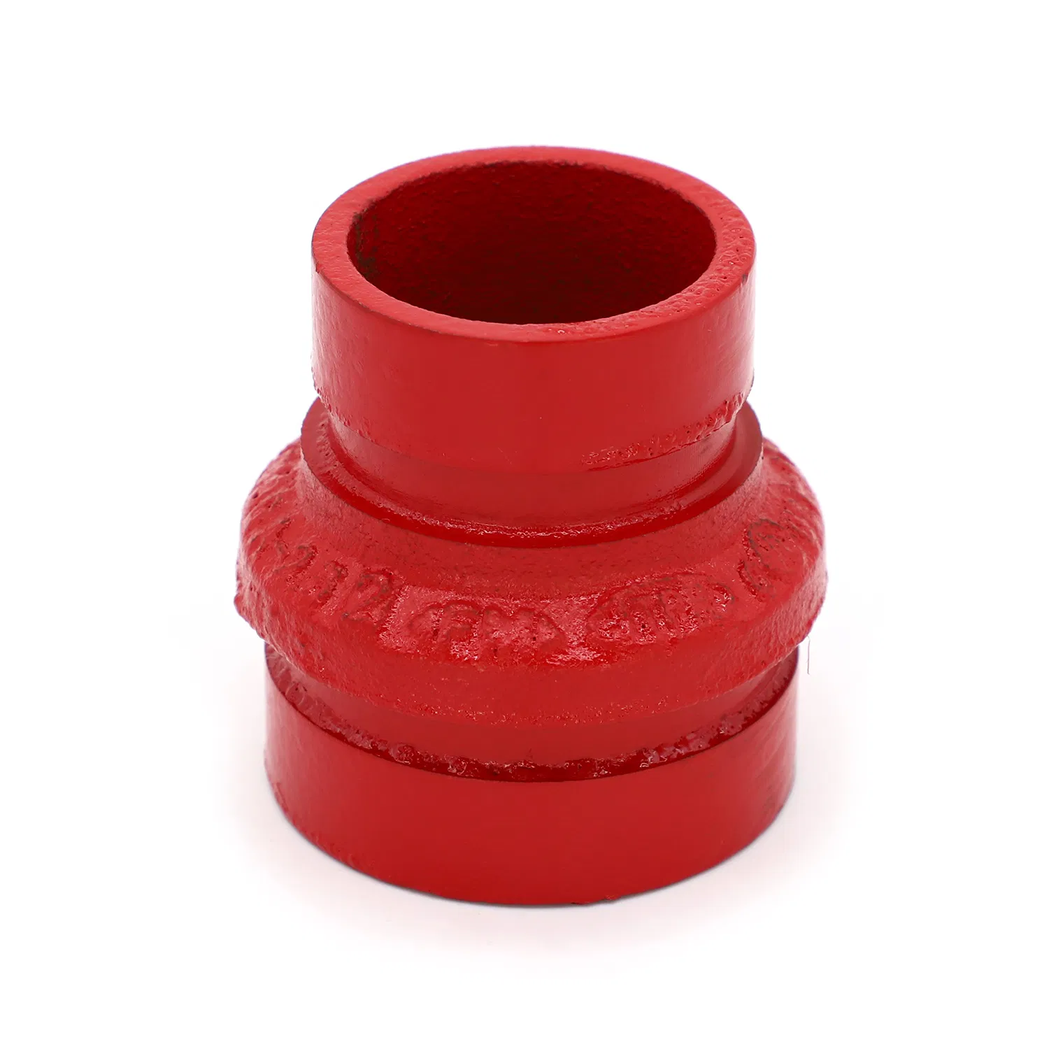 UL/FM Grooved Elbow Mechanical Rigid Tee Ral3000 Universa Ductile Iron Pipe Fitting Flexible Grooved Reducing Elbow Coupling