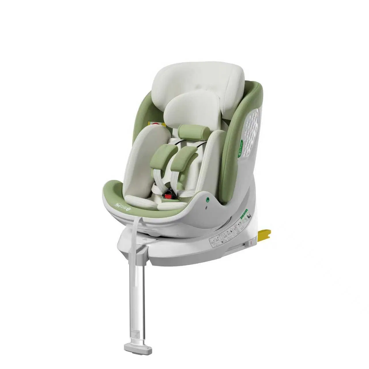 360 Degree Rotate ECE R129 Baby Car Seat with Isofix and Support Leg
