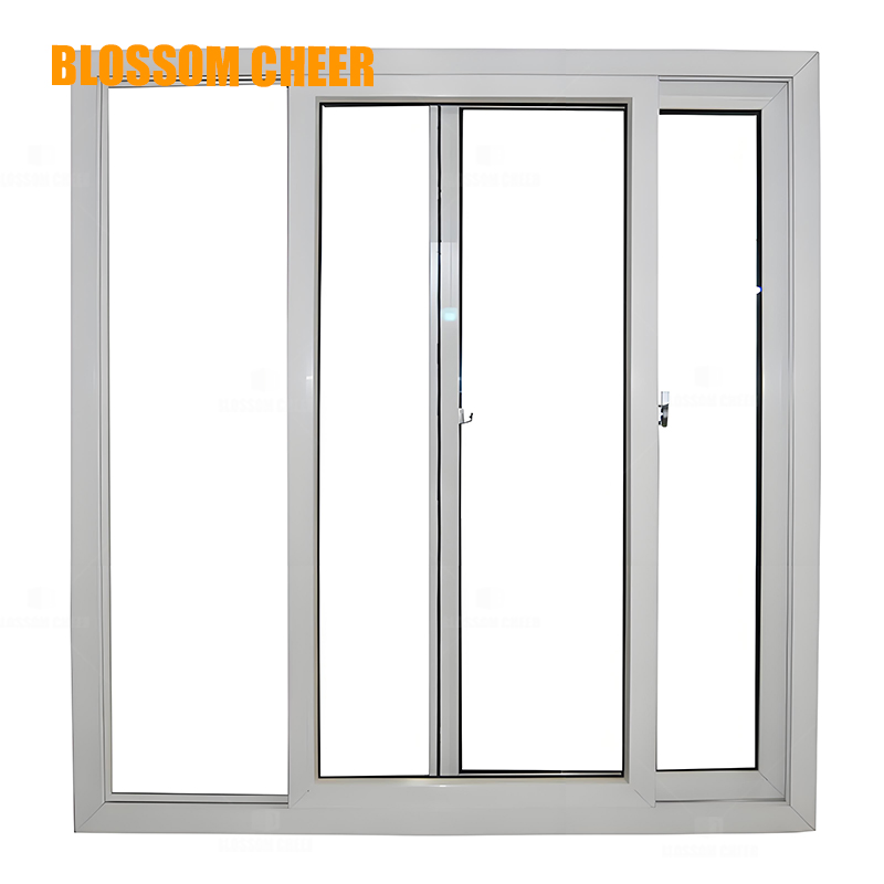 Impact Glass Window UPVC Resistant Horizontal Sliding Windows Sliding Window