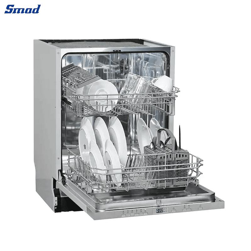 Lave Vaisselle Integrated New Energy 8 Place Efficient Professional Automatic Electric Dishwasher Machine in Kitchen Home for Sale