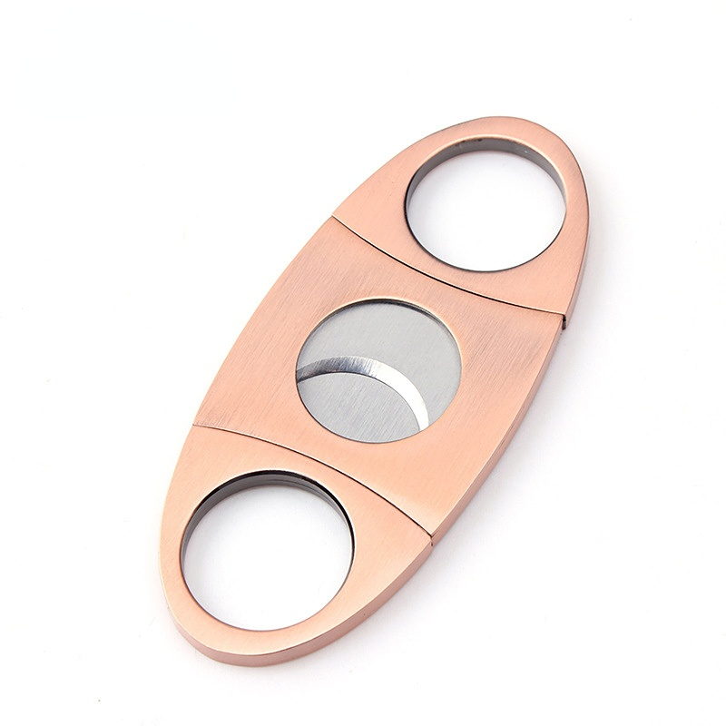 Premium Stainless Steel Cigar Cutter with Elegant Design for Precision Cuts