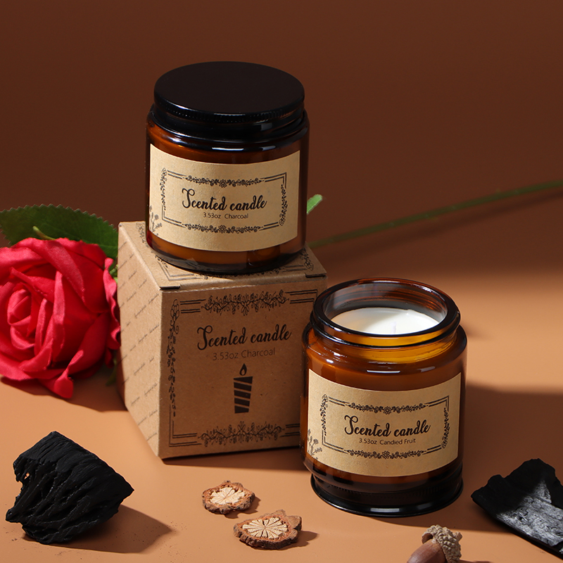 Private Label Handmade Natural Soy Wax Long Burn Time Decorative Jar Scented Candle