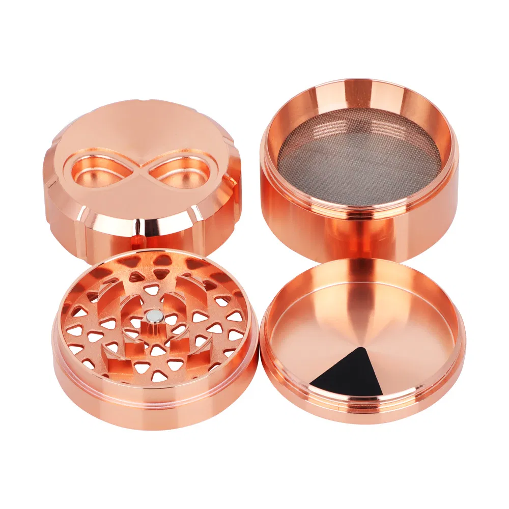 New Four-Tier Zinc Alloy Grinder 63mm Metal Grinder Tobacco Crusher Ash Tray DAB Tool Smoking Accessories Ash Tray DAB Tool Smoking Accessories