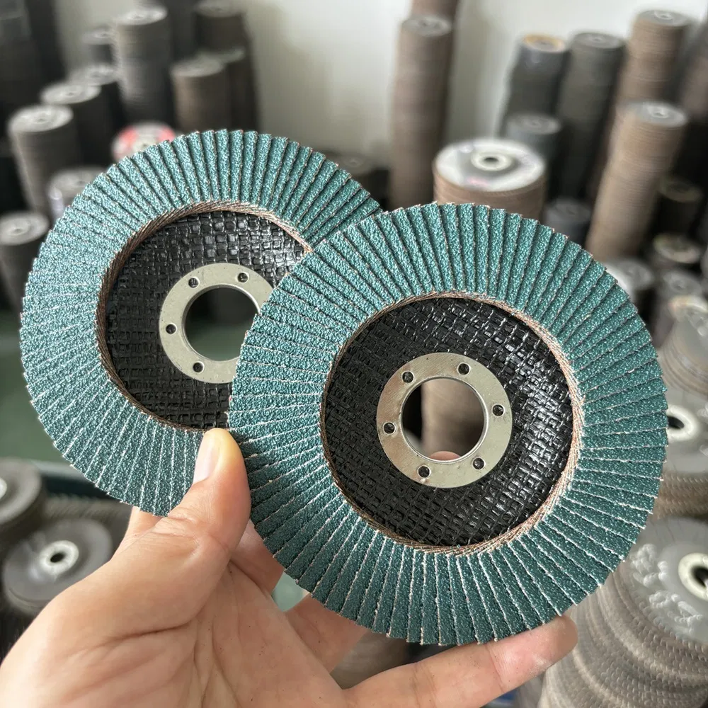 4 1/2"X7/8" Premium Zirconia Sanding Disc Dust Removal Deburring Polishing Flap Disc