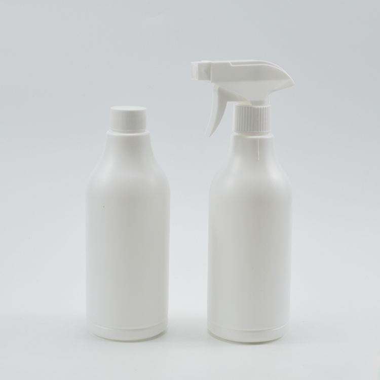 Stock Plastic HDPE 28/410 500ml Bottle with Trigger Cap