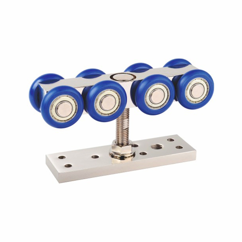 300kg Load-Bearing 8 Hang Wheel Roller Rail Pulley Hardware for Hanging Glass Door Accessory