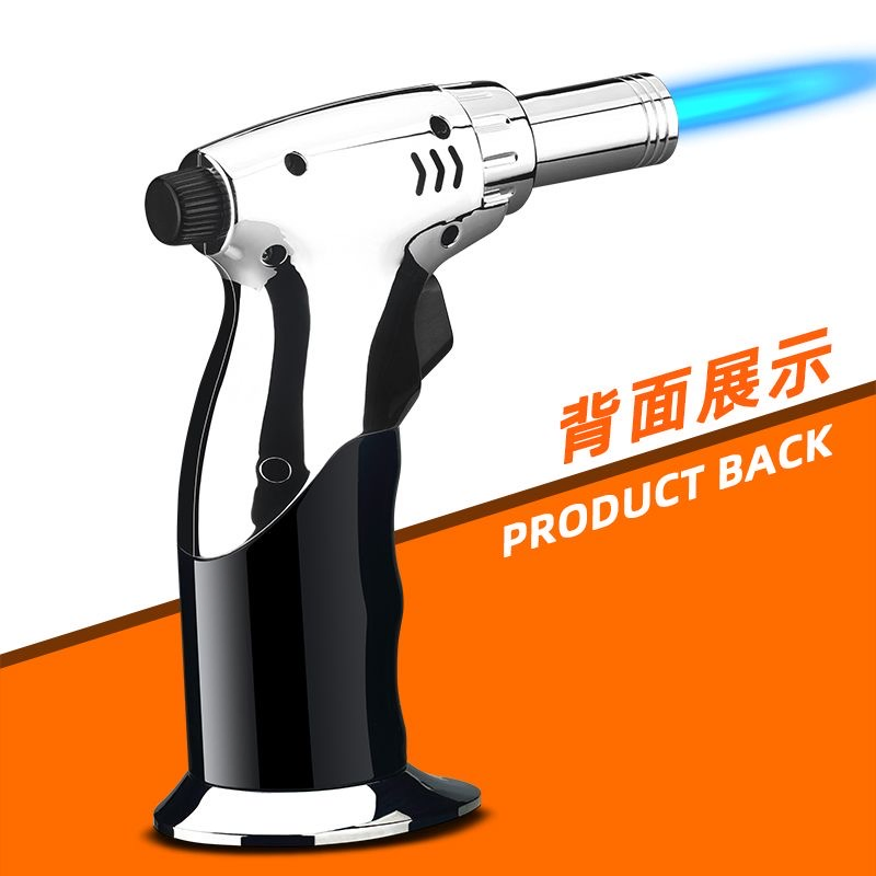 Kitchen Blowtorch Lighter Refillable with Adjustable Flame Baking Cake Kitchen Blowtorch Lighter