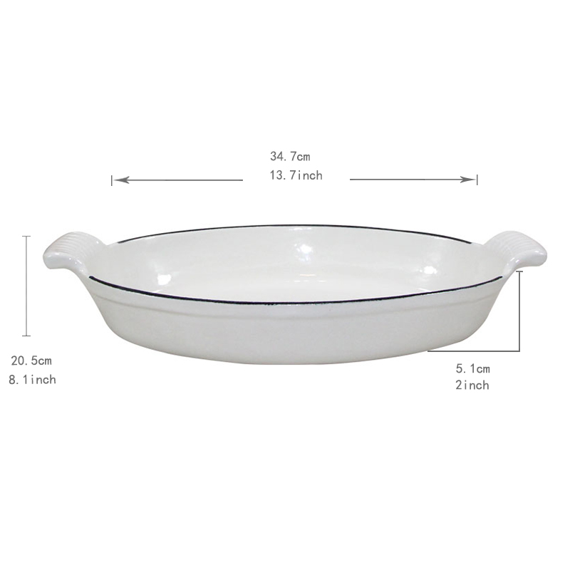 2024 New Style Hot Selling High Quality Fish Fry Pan Fish Shape Plate Dish Cheese Pan Cast Iron Frying Pans