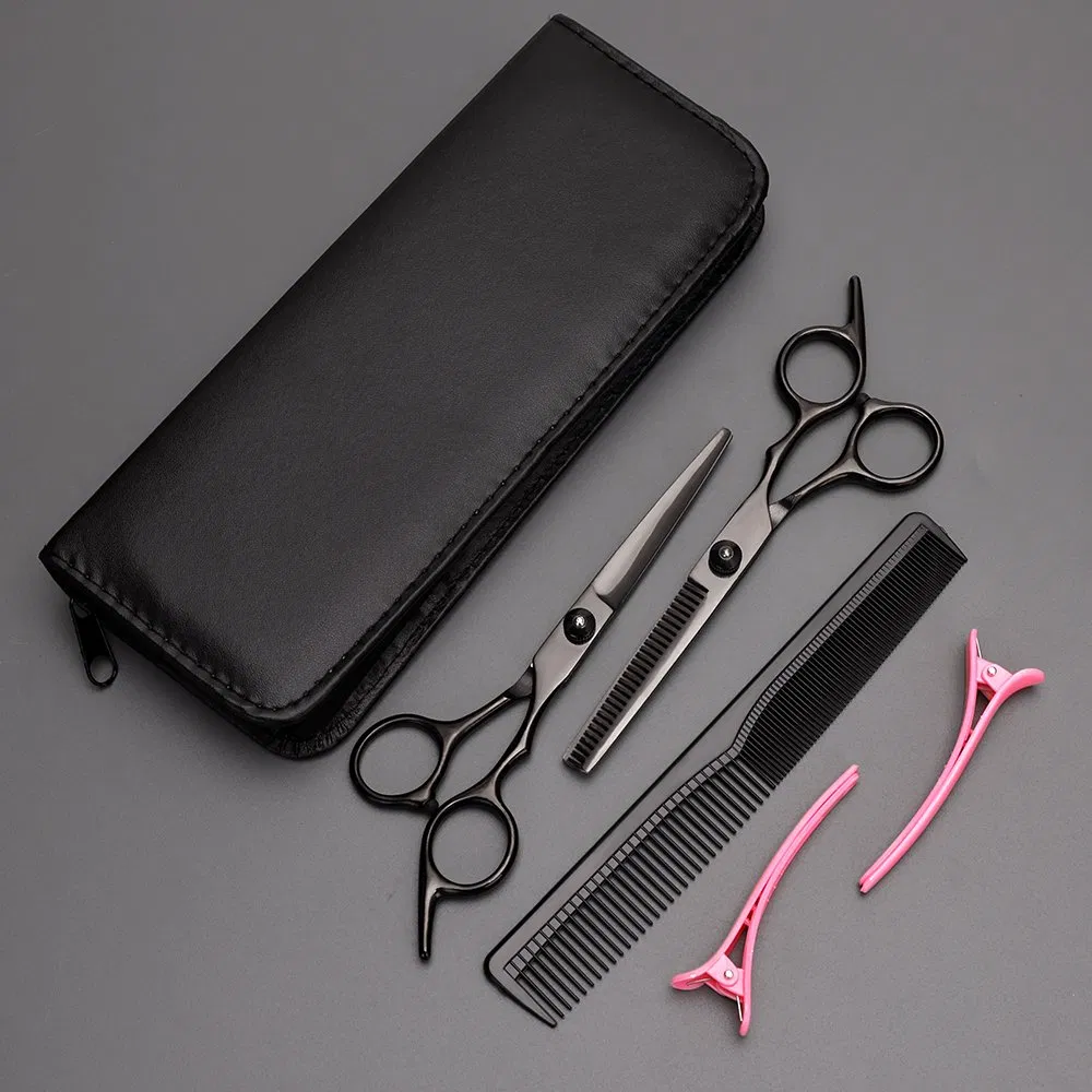 Salon Stainless Steel Hair Scissor Set Trimmer Straight Scissor Grooming Scissors Kit