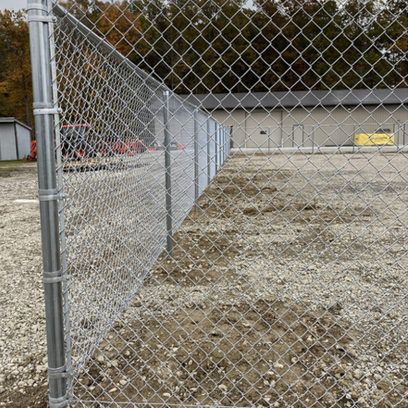 Durable Galvanized Chain Link Fence for Garden and Farm Security