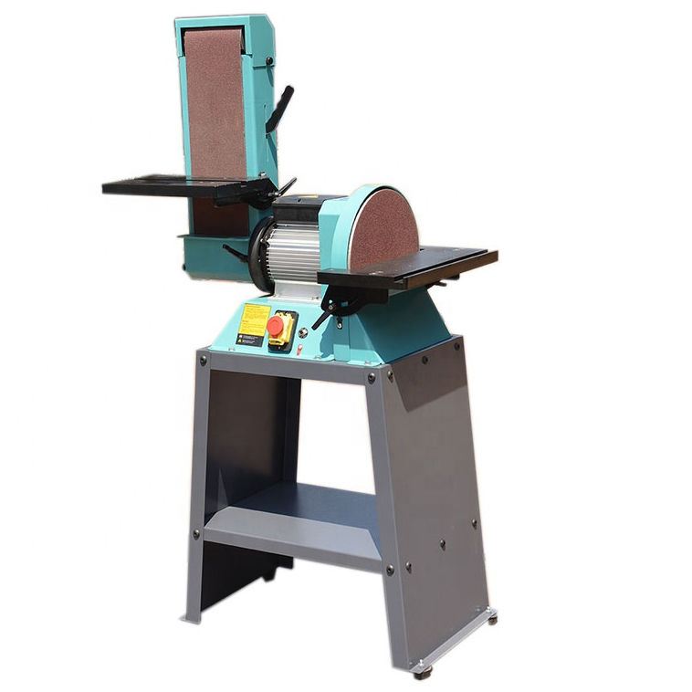 Top Sale Combo 150mm Disc Belt Benchtop Sander Economical Bench Disc Sander Hy612 Abrasive Belt Machine