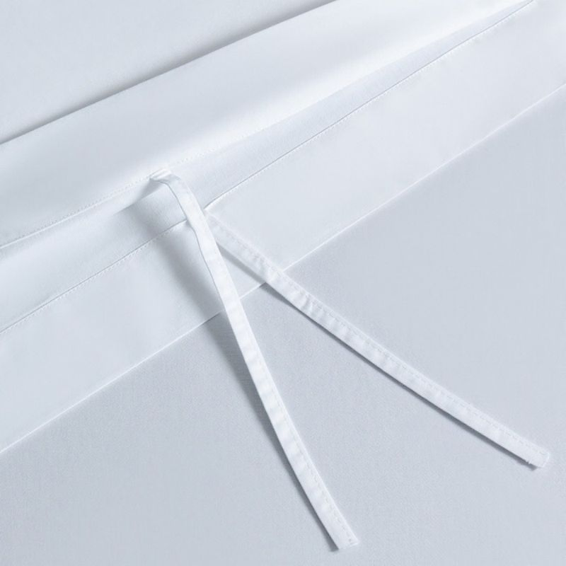 High Grade White 100% Microfiber Polyester Home Hotel Textile Wholesale Plain Weave Bed Sheets Bedding Set