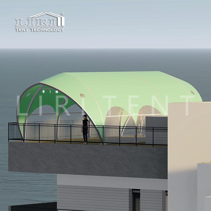 Sunshade Rainproof Resort Park Hotel Popular Luxury Safari Tent for Sightseeing Stand