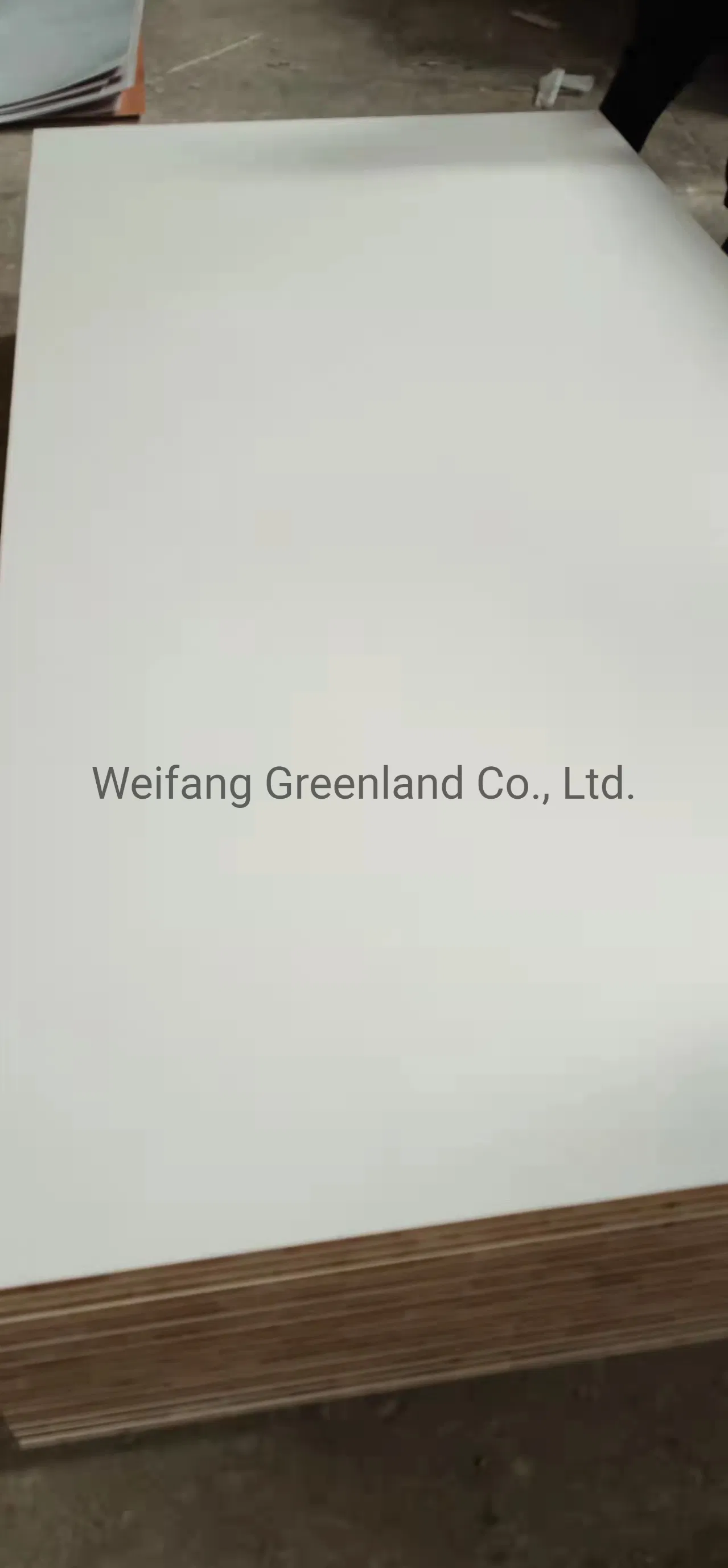 17mm, 18mm White Melamine Laminated Falcata Core Block Board to Maldives