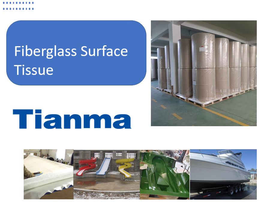 Fiberglass Product -- Roof Veil, Surface Veil 50GSM/30GSM