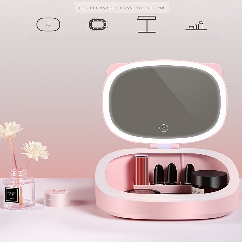 Desk Makeup LED Cosmetic Mirror