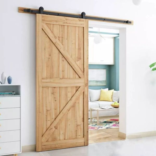 OEM Barn Door Hardware for Furniture with Carbon Stainless Material