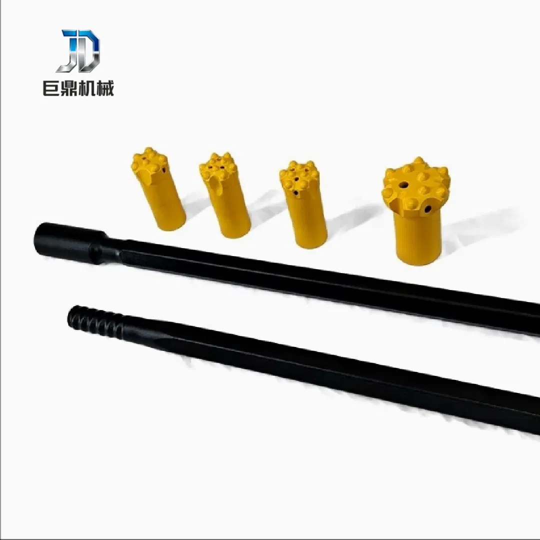 Durable Metal Mine Threaded Extension Rod for Ore Extraction