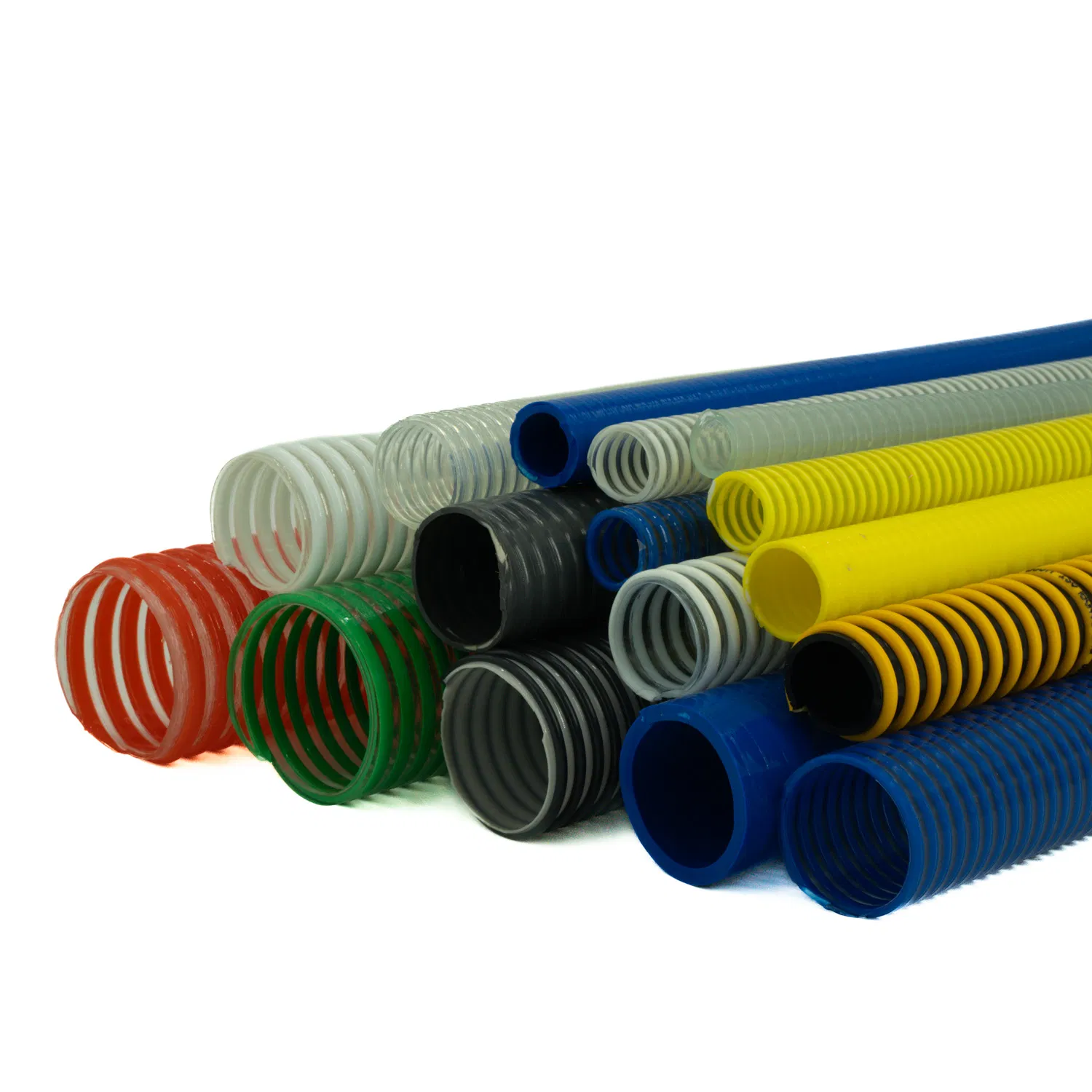 Durable Spiral PVC Water Suction Hose Reinforced Wire 1 2 3 4 6 10 12 14 16 Inch for Mining Vacuum Water Oil Pump SPA Duct Grit Sewage Plastic Tubes