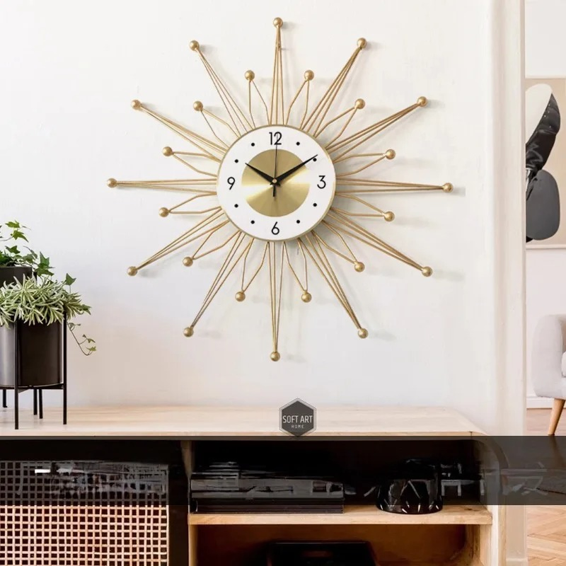 Technology Future Wall Hanging Clock Atomic Motion Time Young Family Home Decoration