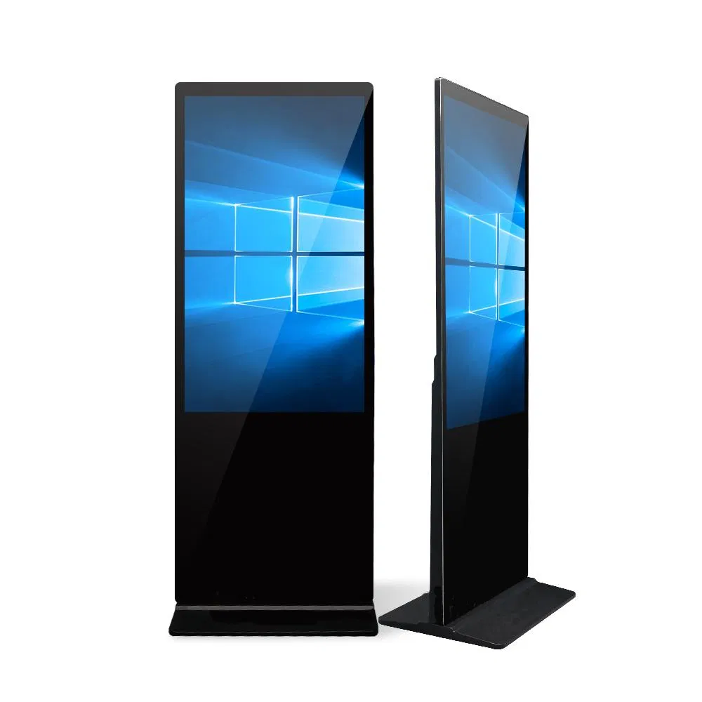 Floor Standing 43 Inch Android Video LCD Advertising Player Sinage Display Kiosk Totem Digital Touch Screen Signage Display