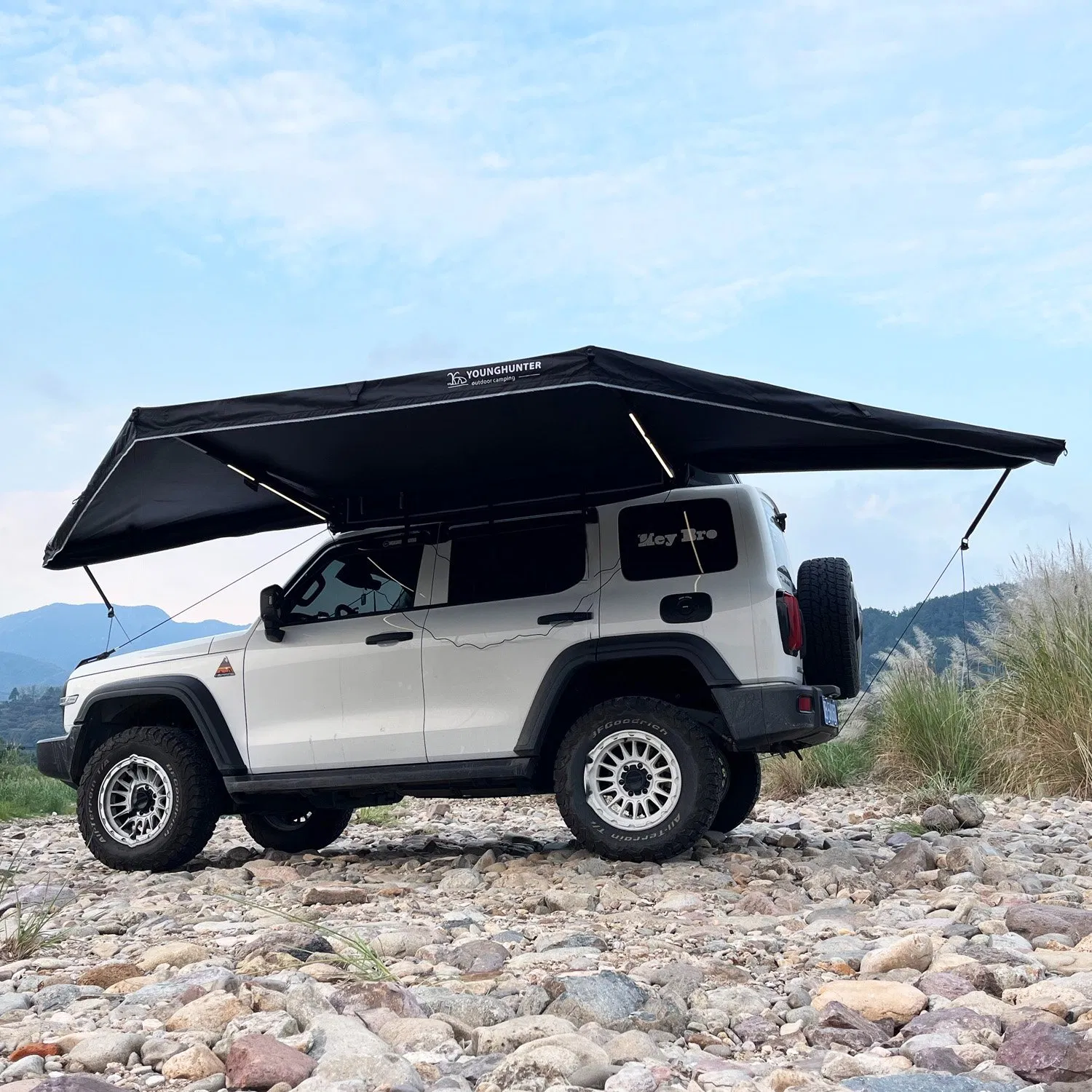 180 Degree Freestanding Cover Conditions Overland Vehicle Camping Car Side Awning