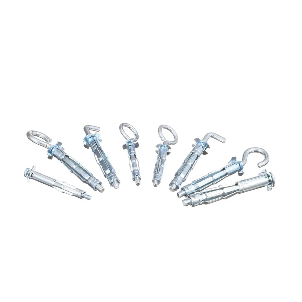 DIN GB ISO ANSI Silver Yellow Metric Inch Building 20mm-100mm Stainlesss Steel Carbon Steel Hollow Gecko Expansion Bolt