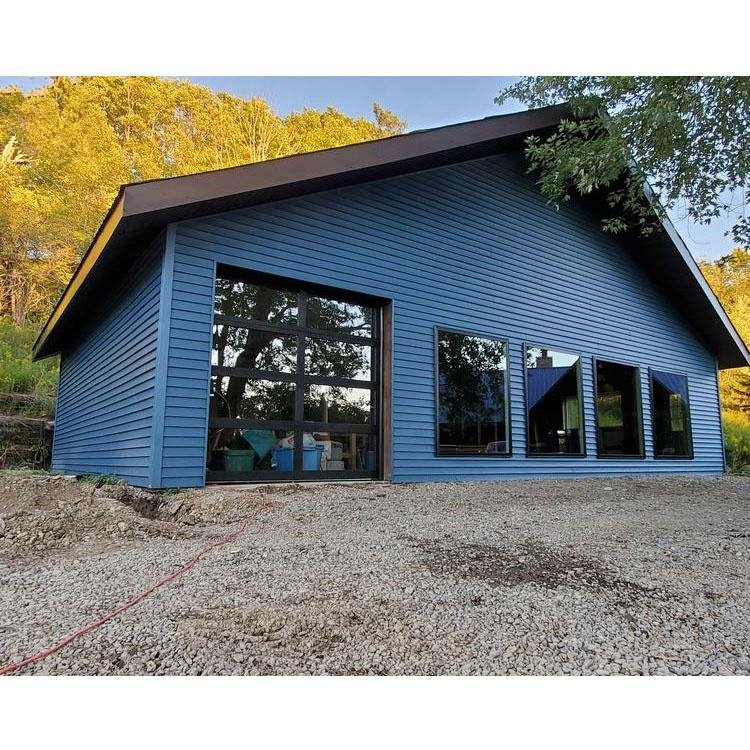 Wholesale Customized Motorized Panoramic Clear Aluminum Price Glass Garage Door