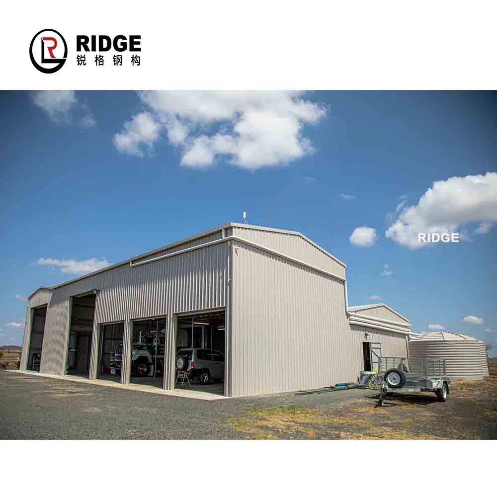 Customized High Strength and Seismic Resistance Prefabricated Modular Steel Structure Shed