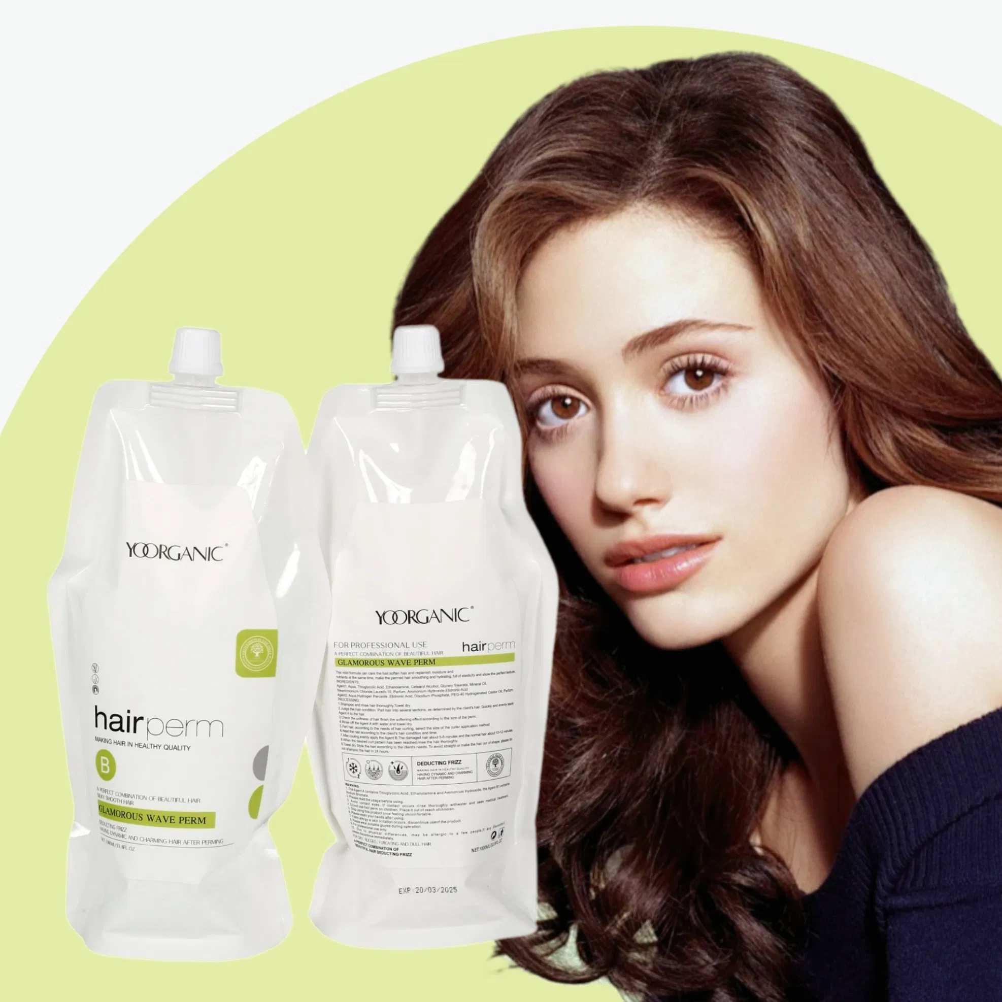 Private Label Professional Salon Use Best Quality Hair Curly Perm Lotion