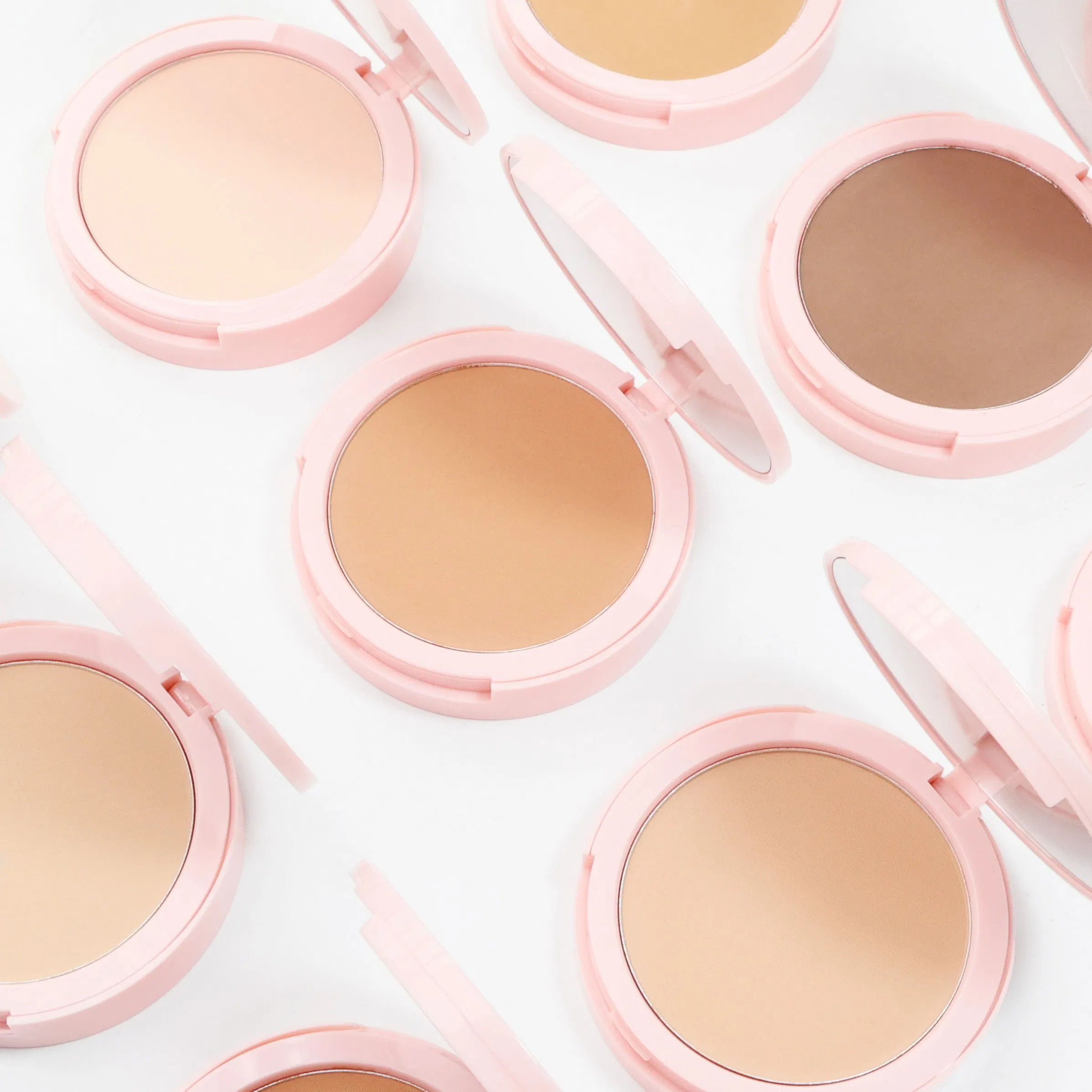 Custom Logo Face Compact Powder Foundation Cosmetic Setting Pressed Powder