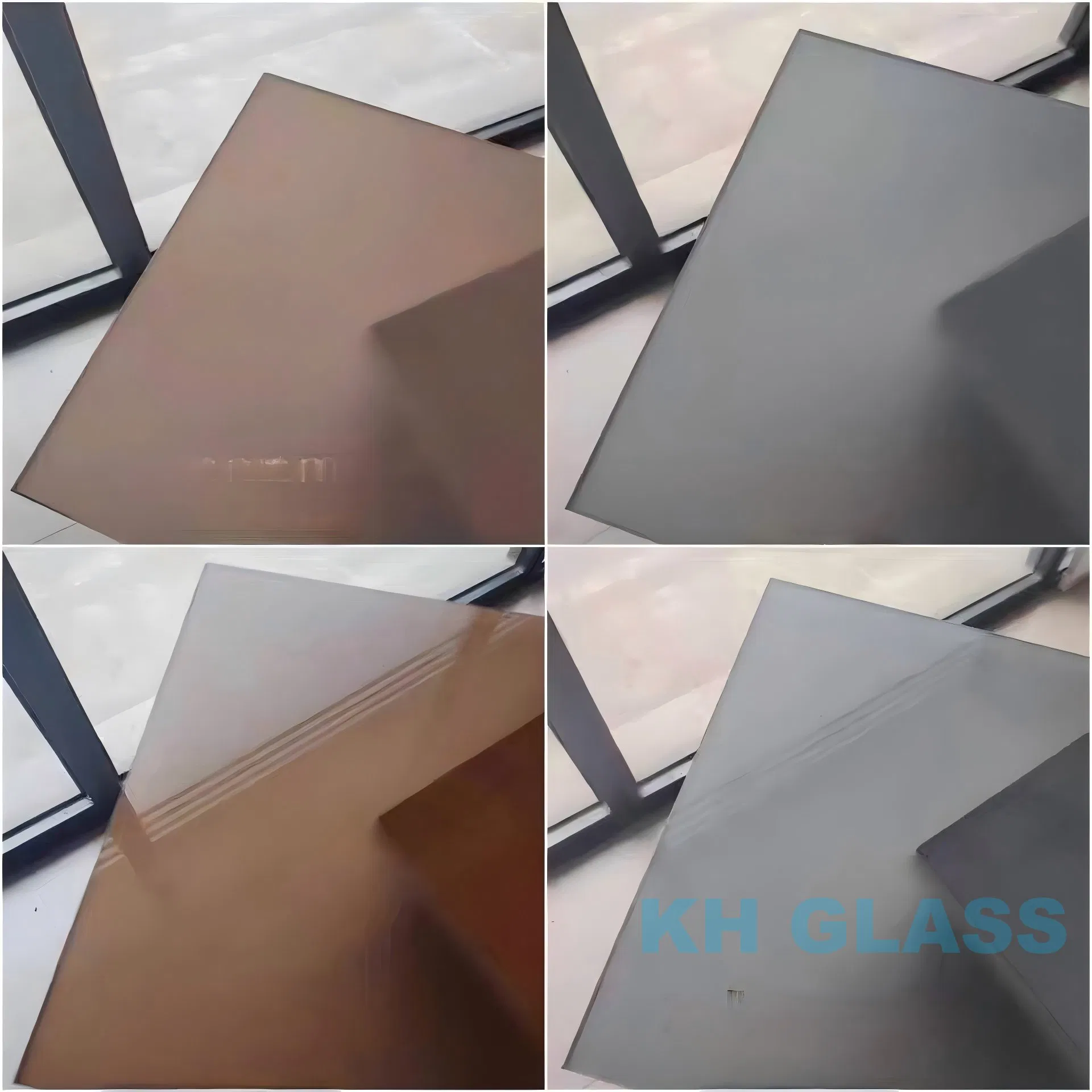 3mm-10mm Durable Acid Etched Glass Frosted No Figure Print for Home Decoration