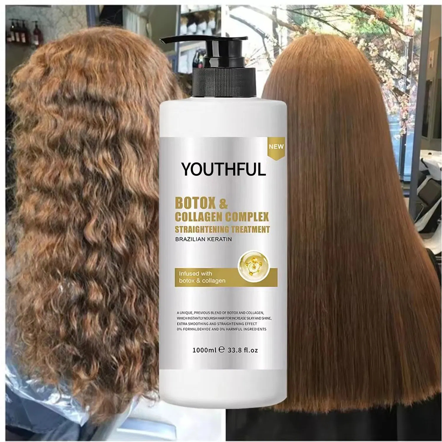 Keratin Hair Treatment Straightening Cream