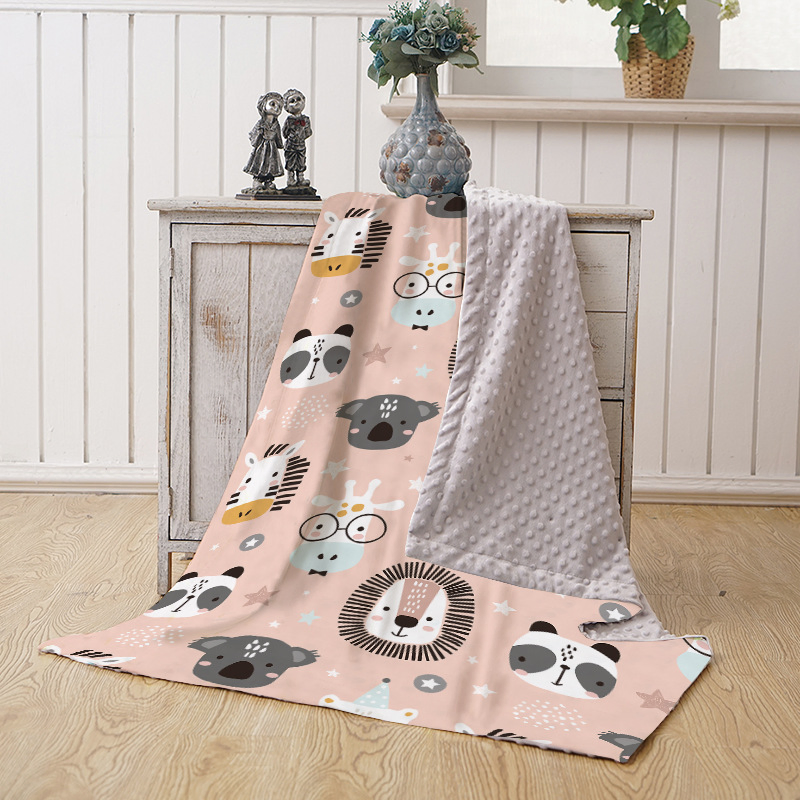Детское одеяло Minky DOT из плюша для малышей