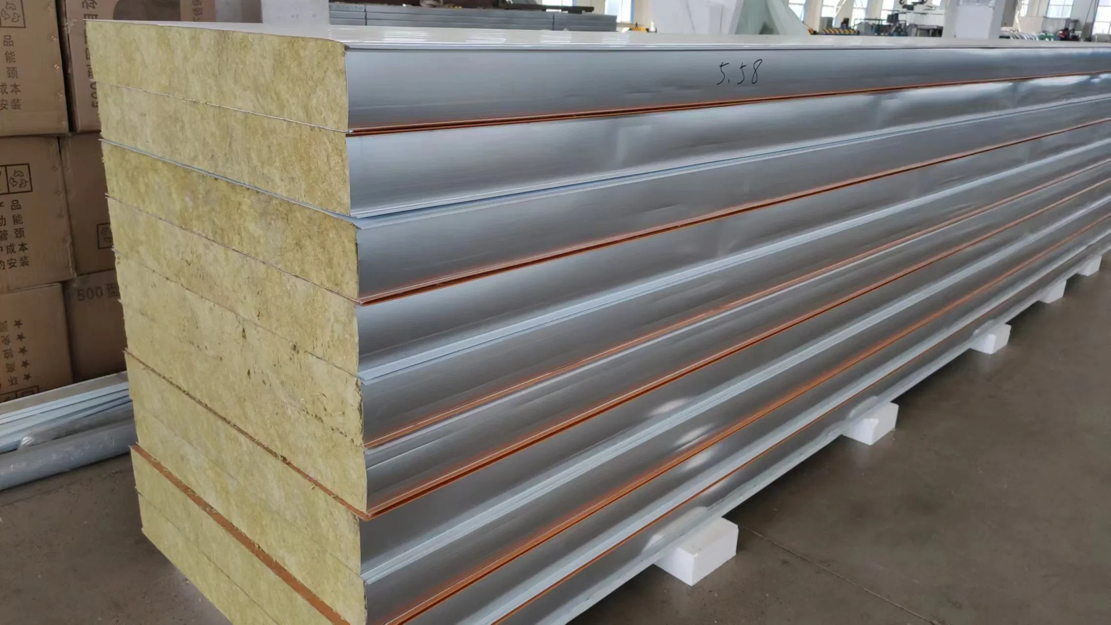 Cold Room Panels Cleanroom Sandwich Panel Rock Wool Sandwich Panel
