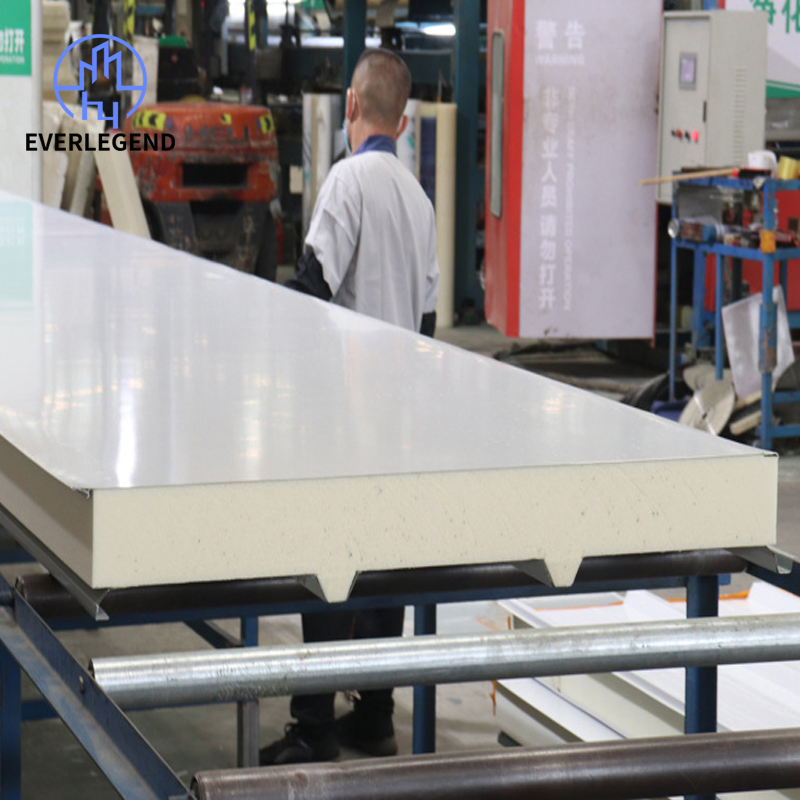 Hot PU/PUR Sandwich Panel Polyurethane Insulated Waterproof Roof Metal Steel Sandwich Panel