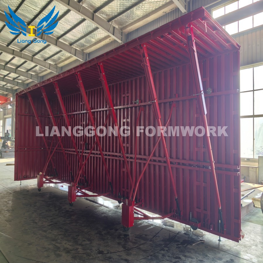 Lianggong Steel Wall and Slab Tunnel Formwork for Construction with High Speed