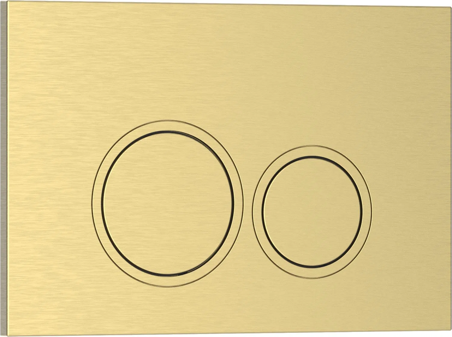 Concealed Cistern Flush Plate with Round Button