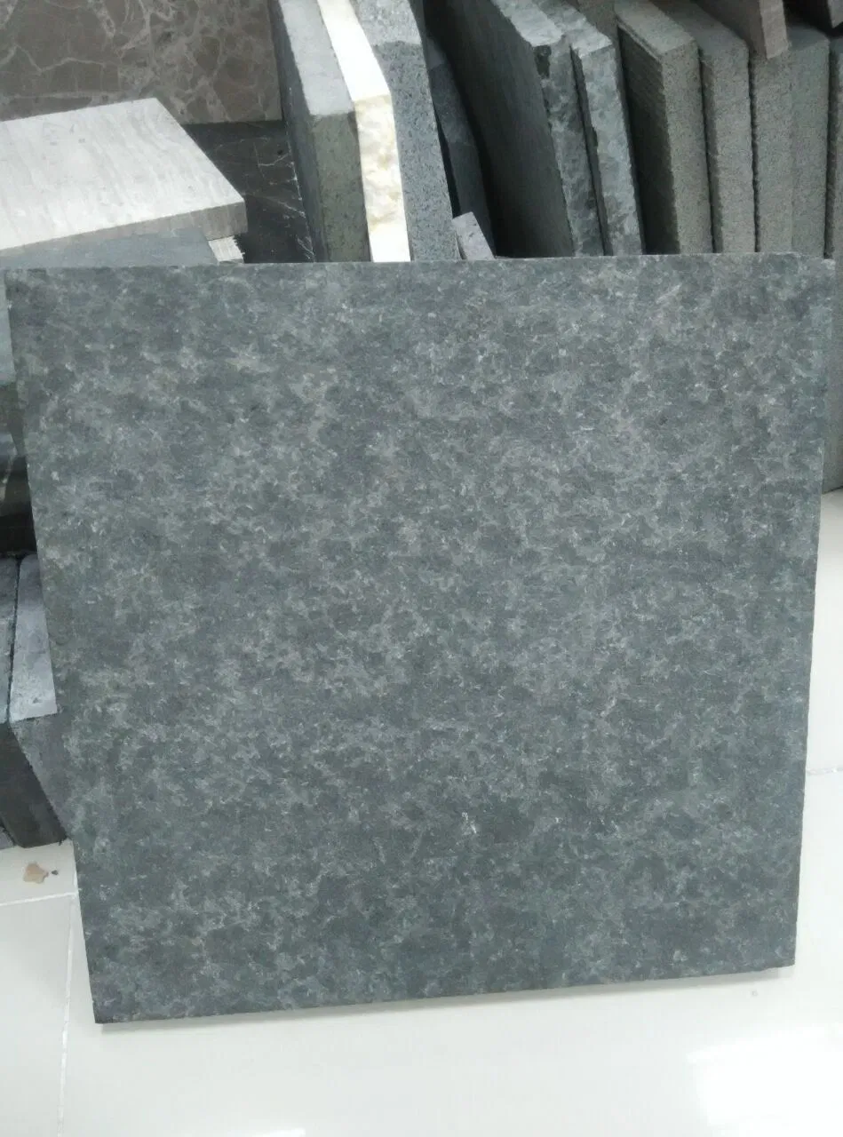 Flamed Black Pearl Basalt Tile