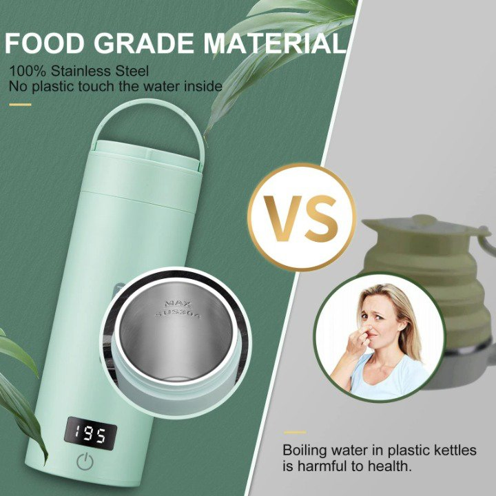 Портативный электрический чайник из нержавеющей стали