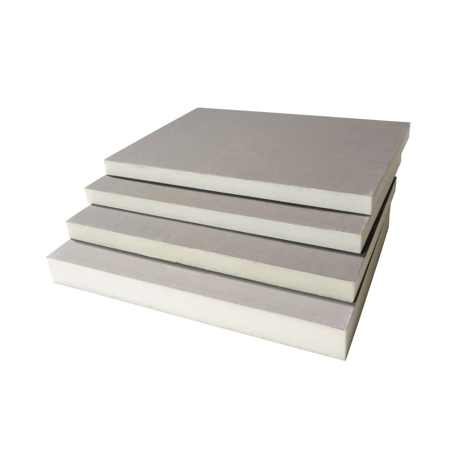 600/1200mm Fiberglass Coated Thermal Insulation Foam Polyurethane Panel