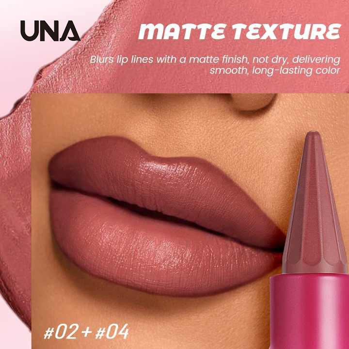 Private Label Custom Logo Makeup Smooth Lip Liner Matte Lipstick Waterproof High Pigment Vegan Multi Functional Creamy Lip Stick