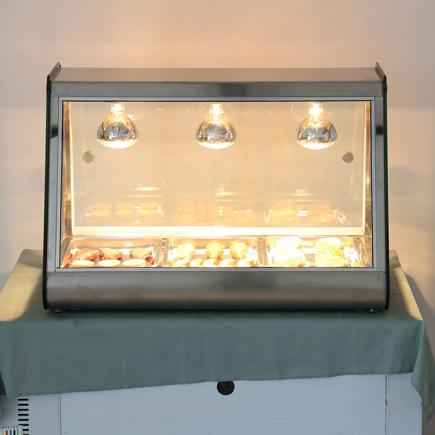 Rust Resistant Coated Food Warmer Display for Long Life in High Humidity Environments