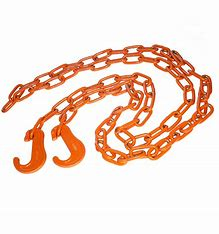 Heavy-Duty Tie-Down Chain with Secure Large Safety Hooks