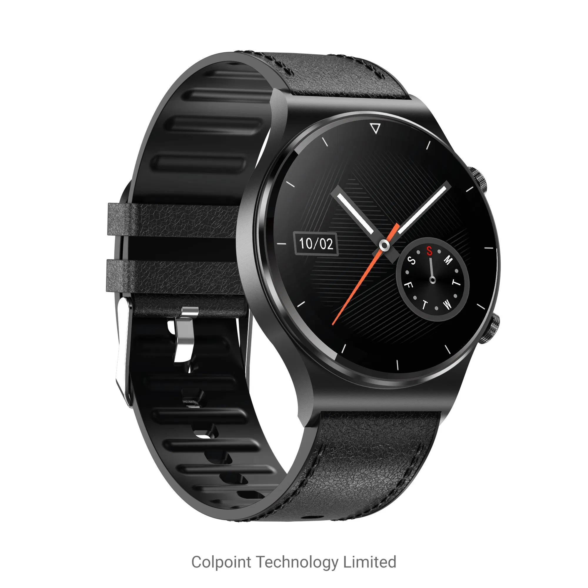 Умные часы 1.28 дюйма с Bluetooth-звонками, черные