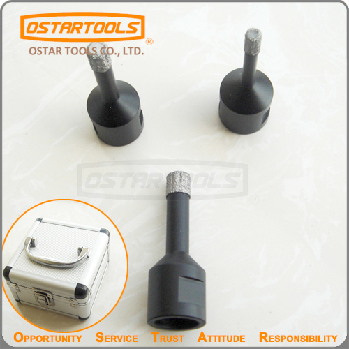 Durable Vacuum Brazed Diamond Core Drill Bits and Hole Saw Set