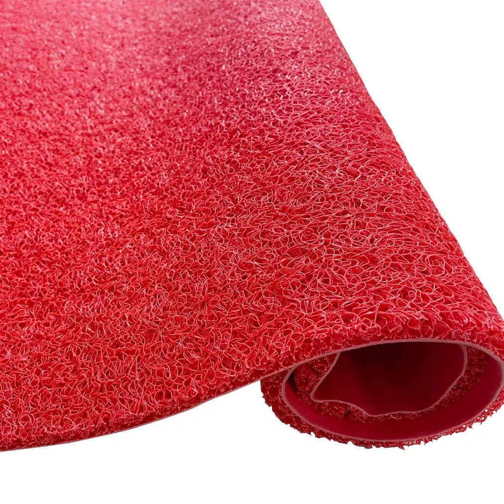 PVC Cushion Mat Front Door Mat, Entrance Durable PVC Material with Non Slip PVC Foam Backing Mat Outdoor for Home