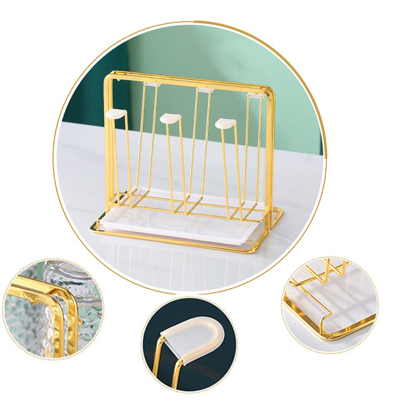 Hot Selling Metal Rack, Gold-Plated Wine Rack, Metal Screwdriver Storage Rack