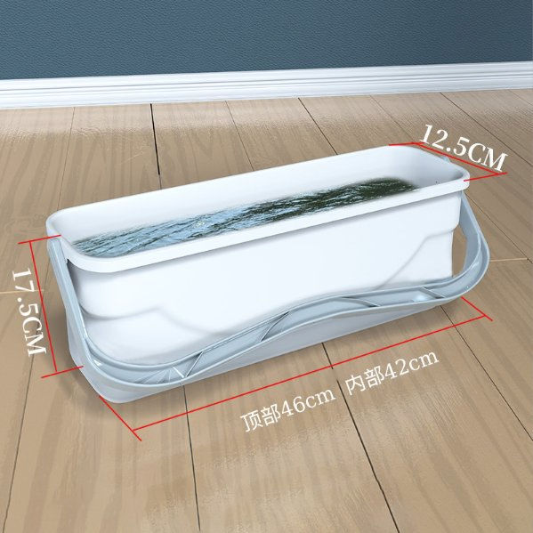 Foldable Water Bucket Mop Bucket, Large Household Rectangular Plastic Washing Bucket